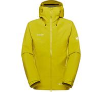 Mammut - Veste d'alpinisme imperméable en GORE-TEX ePE - Crater IV HS Hooded Jacket Men Acacia pour Homme - Taille L - Jaune Jaune L