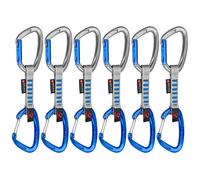 Mammut dégaines Crag Keylock Wire 10 cm avec indicateur Pack de 6 gris bleu
