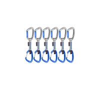 Mammut Dégaines avec mousquetons combinés Crag Keylock Wire 10 cm Indicator 6-Pack Quickdraws Gris 10 cm
