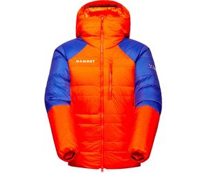 Mammut - Doudoune d'alpinisme en duvet d'oie - Eiger Nordwand Advanced Down IN Hooded Jkt Men Eiger Orange/Blue pour Homme - Taille L Orange L