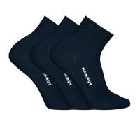Mammut EVERYDAY QUARTER SOCKS 3 PACK 18759 Marine-white Bleu 36-38 EU