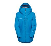 Mammut Hardshell léger et respirant pour les randonnées décontractées Haldigrat Air HS Hooded Jacket Women Bleu M