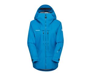 Mammut Hardshell léger et respirant pour les randonnées décontractées Haldigrat Air HS Hooded Jacket Women Bleu S