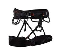 Mammut Harnais d'escalade Comfort Fast Adjust pour homme - Noir/orange - Taille M