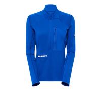 Mammut Haut à manches longues d’alpinisme à séchage rapide Eiger Nordwand Advanced FL Half Zip Pull Women Bleu XL