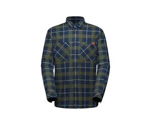 Mammut Homme Alvra Longsleeve Mens T-Shirt, Marine-Dark Marsh, M EU