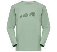 Mammut - Kid's Mammut Core Longsleeve Logo - Haut à manches longues - 152 - willow