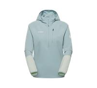 Mammut La couche intermédiaire technique pour toute aventure Madris Light ML Half Zip Hoody Women Bleu XS