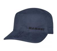 Mammut - Casquette à visière courbée - Lhasa Cap Marine en Coton - Taille S\/M - Bleu Bleu S\/M