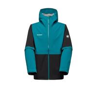 Mammut - Linard Guide HS Hooded Jacket - Veste imperméable homme Black / Deep Teal - M