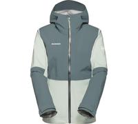 Mammut, Linard Guide HS Veste à capuche pour femme, Sauge argentée/strates, Large
