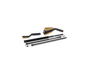 Mammut Lot de 2 brosses à prises et tige télescopique Brush Stick Package Noir one size