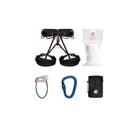 Harnais Mammut 4 Slide + Kit d'escalade noir orange - XS-M