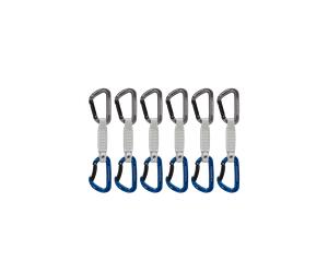 Mammut Manipulation optimale en escalade sportive Workhorse Keylock 12 cm 6-Pack Quickdraws Gris 12 cm