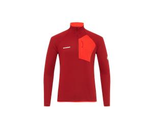 Mammut Notre couche intermédiaire la plus légère Aenergy Light ML Half Zip Pull Men Rouge XL