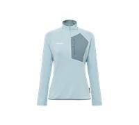 Mammut Notre couche intermédiaire la plus légère Aenergy Light ML Half Zip Pull Women Bleu M
