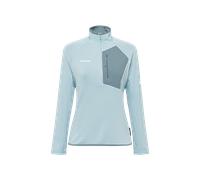 Mammut Notre couche intermédiaire la plus légère Aenergy Light ML Half Zip Pull Women Bleu XS