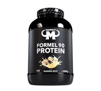 Mammut Nutrition - Protéines formule 90 Banana Split 3 kg - Protéine 4 sources (whey, soja, lait, œuf), 77 % protéines + vitamine B6 - Shake musculation ou collation