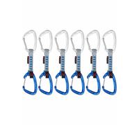 Mammut - Pack de dégaines - Crag Wire 10 cm Indicator 6 Pack en Aluminium - Bleu Bleu