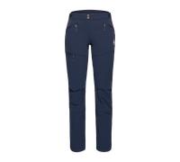 Mammut Pantalon softshell résistant pour l’alpinisme Taiss SO Pants Women Bleu 32