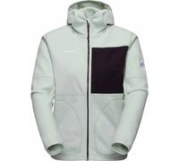 Mammut - Polaire de randonnée - Tamaro ML Hooded Jacket Women Silver Sage Black pour Femme - Taille M - Vert Vert M
