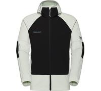 Mammut - Polaire d'escalade - Massone ML Hooded Jacket Men Silver Sage Black pour Homme - Taille L - Vert Vert L