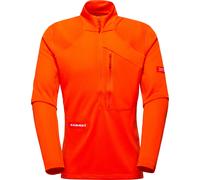 Mammut - Polaire respirante zippée - Eiger Nordwand Advanced FL Half Zip Pull Men Eiger Orange pour Homme - Taille L Orange L