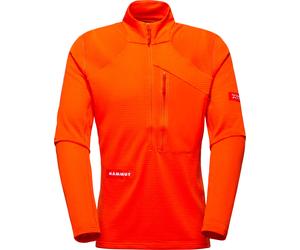 Mammut - Polaire respirante zippée - Eiger Nordwand Advanced FL Half Zip Pull Men Eiger Orange pour Homme - Taille L Orange L