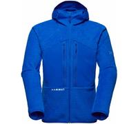 Mammut - Polaire technique chaude et respirante - Eiger Nordwand Pro ML Air Hooded Jacket Men Eiger Blue pour Homme en Nylon - Taille M - Bleu Bleu M