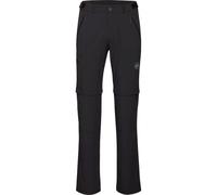 Mammut Runbold IV Zip Off Pants Men - Pantalon de Randonnée Stretch Homme | Convertible en Short et Léger | Taille 46, Noir
