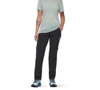 Mammut Runbold IV Zip Off Pants Women - Pantalon de Randonnée Stretch Femme | Convertible en Short et Léger | Taille 38, Noir