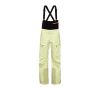Mammut Salopette hardshell solide pour le freeride avec plastron softshell Haldigrat HS Bib Pants Women Jaune 38