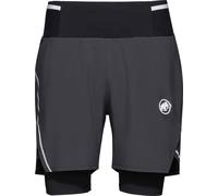 Mammut - Short de trail-running - Aenergy TR 2 in 1 Shorts Men Black pour Homme - Taille 46 EU - Noir Noir 46 EU