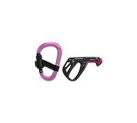 Mammut Smart 2.0 Belay Package - Système d’Assurage avec Mousqueton | Blocage Rapide et Automatique pour Corde d'Escalade | Rose, Taille Unique