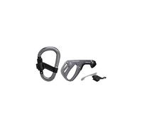 Mammut Smarter Belay Package - Pack d’Assurage avec Mousqueton | Blocage Rapide et Automatique pour Corde d'Escalade | Gris, Taille Unique