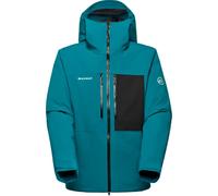 Mammut - Veste chaude de freeride - Stoney HS Thermo Hooded Jacket Men Deep Teal Black pour Homme - Taille XL - Bleu Bleu XL
