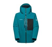 Mammut - Veste chaude de freeride - Stoney HS Thermo Hooded Jacket Men Deep Teal Black pour Homme - Taille M - Bleu Bleu M