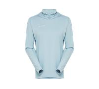Mammut Sweat à capuche léger avec protection solaire intégrée Selun FL Sun Hoody Women Bleu M
