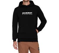 Mammut Sweat à Capuche pour Homme - Taille S - Noir - en Coton Biologique, Noir/Blanc, S
