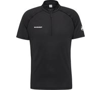 Mammut - T-shirt de randonnée demi-zippé à séchage rapide - Ducan FL Half Zip T Shirt Men Black pour Homme - Taille L - Noir Noir L