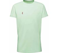 Mammut - T-shirt en coton biologique - Mammut Seon T-Shirt Men Alpinist Silver Sage pour Homme en Coton - Taille L - Vert Vert L