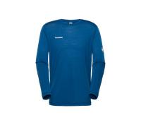 Mammut T-shirt performance 100 % naturel Tree Wool FL Longsleeve Men Bleu XXL