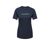 Mammut T-shirt Selun FL Logo Bleu Marine manches courtes Femme Taille L