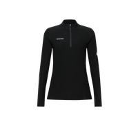 Mammut T-shirt thermique à manches longues en laine multisports Tree Wool Thermal FL Half Zip Longsleeve Women Noir S