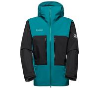 Mammut - Veste technique imperméable et respirante - Taiss HS Hooded Jacket Men Deep Teal Black pour Homme - Taille S - Vert Vert S