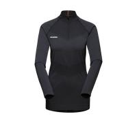 Mammut Tee-shirt à manches longues chaud avec laine mérinos Trift Half Zip Longsleeve Women Noir S