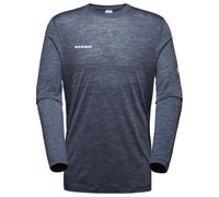 Mammut - Tree Wool Firstlayer Longsleeve - T-shirt technique - M - marine melange