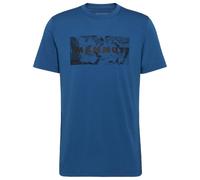 Mammut Trovat Logo Short Sleeve T-shirt Bleu S Homme