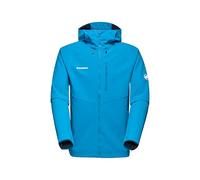 Mammut Ultimate Comfort So Hooded Jacket Men Ultimate Comfort Veste à capuche pour homme, bleu glacier, XXL