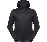 Mammut Veste softshell polyvalente quatre saisons Ultimate VIII SO Hooded Jacket Men 25 Years Noir L